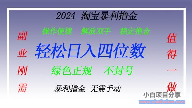 （13183期）淘宝无人直播撸金 —— 突破传统直播限制的创富秘籍-小白项目分享网