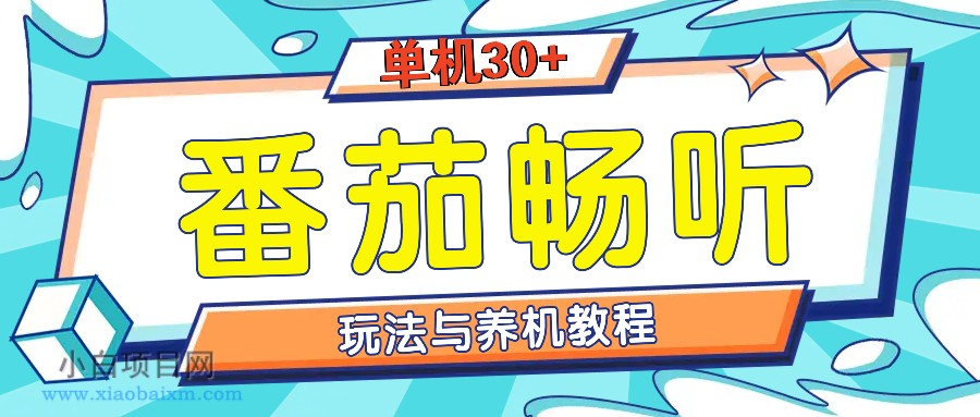 番茄畅听全方位教程与玩法：一天单设备日入30+不是问题-小白项目分享网