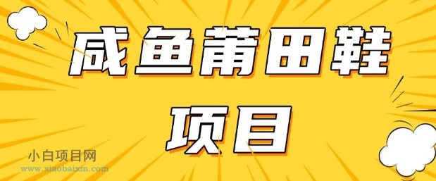 闲鱼高转化项目，手把手教你做，日入3张+(详细教程+货源)-小白项目分享网