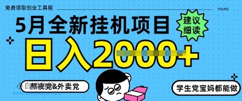 5月最新挂G项目8.0玩法，纯手机操作，稳稳日入1k+【揭秘】-小白项目分享网