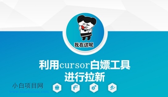 利用cursor白嫖工具进行拉新-小白项目分享网