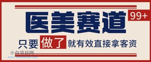小红书某音医美赛道引流获客，自热矩阵日引200+【揭秘】-小白项目分享网