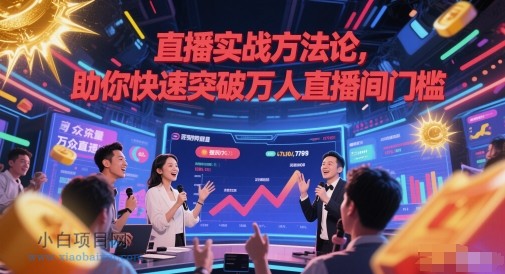 直播实战方法论,助你快速突破万人直播间门槛