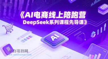 AI电商线上陪跑营,DeepSeek系列课程先导课