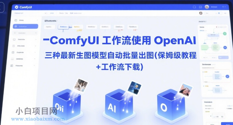 ComfyUI 工作流使用 OpenAI 三种最新生图模型自动批量出图(保姆级教程+工作流下载)