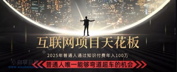韭菜末日！2025 知识付费“天花板玩法”：不做韭菜，做镰刀！新手当天炼成“月入 10个”【揭秘】-小白项目分享网