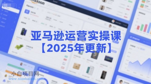 亚马逊运营实操课【2025年更新】主要内容包括亚马逊选品策略解析，选品重点方法、新品口诀必学等-小白项目分享网