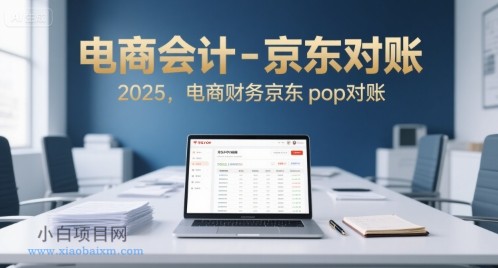 电商会计-京东对账2025，电商财务京东pop对账-小白项目分享网