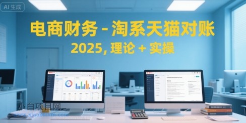 电商财务-淘系天猫对账2025,理论+实操