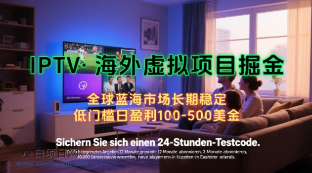 【海外虚拟项目掘金】日入100-200美刀，自己在家就可以闷声发大财，长期可做，工作室可复制扩大【揭秘】-小白项目分享网