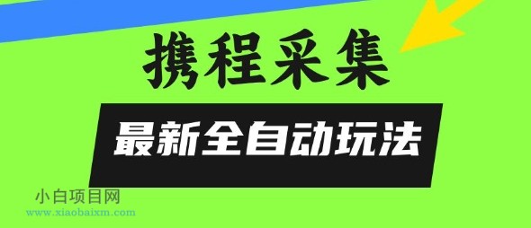 携程信息采集全自动玩法，0风控，无脑开干【揭秘】-小白项目分享网