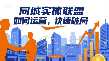 同城实体联盟如何运营，快速破局-小白项目分享网