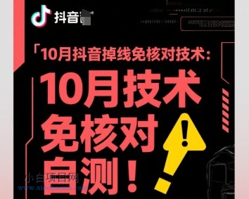 10月抖音掉线免核对技术，不保证百分百，自测-小白项目分享网