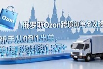 俄罗斯Ozon跨境爆单全攻略：新手从0到1出单，单店月均利润1.5万+-小白项目分享网