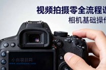 视频拍摄零全流程课：从相机基础操作到电影构图、光影布光、分镜头设计等-小白项目分享网