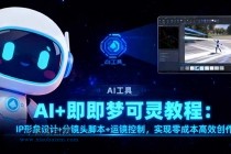 AI+即梦可灵教程：IP形象设计+分镜头脚本+运镜控制，实现零成本高效创作-小白项目分享网