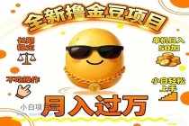 2025全新撸金豆项目 长期稳定单机日入50+不吃操作小白轻松上手月入过万…-小白项目分享网