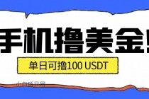 最新手机撸美金项目，单日产值·100U+，将会是2026年最新的风口项目  目前在搞的人比较少-小白项目分享网