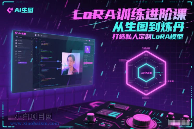 【匠心小白】LoRA训练进阶课，从生图到炼丹，打造私人定制LoRA模型-小白项目分享网