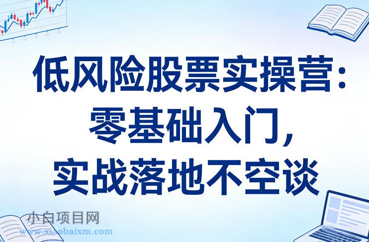 【匠心小白】低风险股票实操营:零基础入门,实战落地不空谈