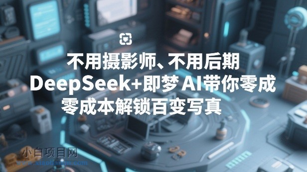 【匠心小白】不用摄影师、不用后期，DeepSeek+即梦AI带你零成本解锁百变写真！-小白项目分享网