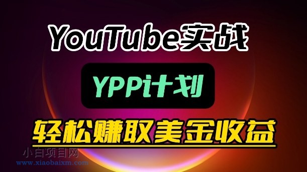 【匠心小白】麦子甜带你玩转YouTube（YPP）：月入过1W实操课-小白项目分享网