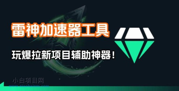 【匠心小白】雷神加速器项目模拟器_无脑1分钟1条视频矩阵_疯狂报单打法【焚诀】-小白项目分享网