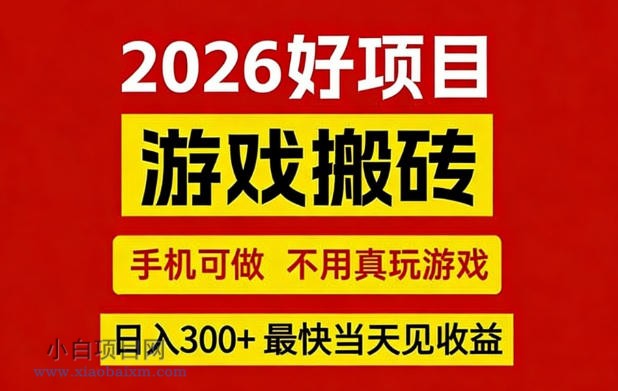 【匠心小白】26年好项目：CSGO游戏搬砖，全自动挂G，不需要玩游戏，手机操作日入3张+【揭秘】-小白项目分享网