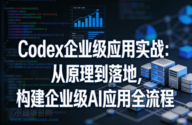 【匠心小白】Codex企业级应用实战：从原理到落地，构建企业级AI应用全流程-小白项目分享网
