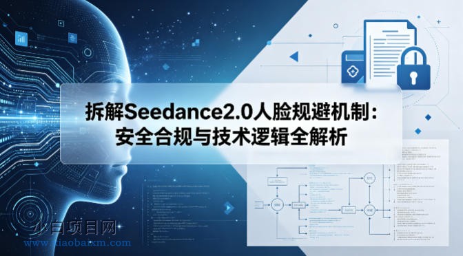拆解Seedance2.0人脸规避机制：安全合规与技术逻辑全解析-小白项目分享网
